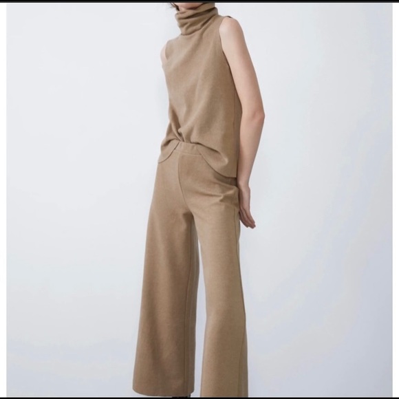 Zara Other - Soft touch high neck top and pants set